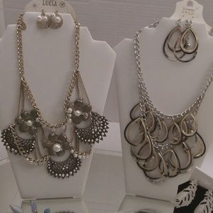 NWT UNIQUE LUCIA & ISIS - NECKLACES, EARRINGS, BRA